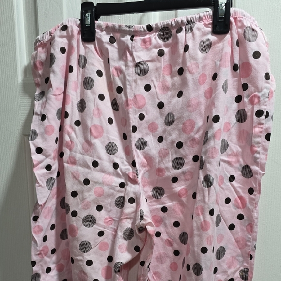 Alfani Pink Polka Dot Pajama Pants Woman's Size L - Picture 10 of 14